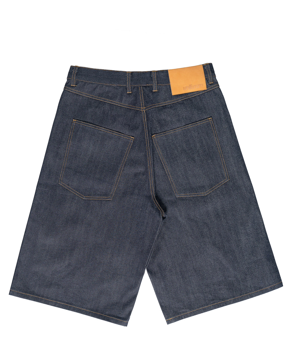 大流行中！ Indigo Raw Selvedge Baggy Jorts – Uniforum パンツ